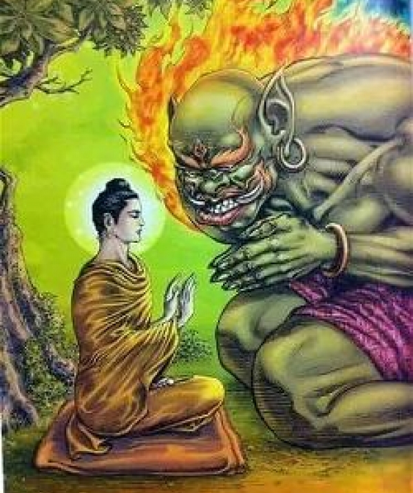 Văn học Phật giáo - Ranh giới giữa Phật và ma